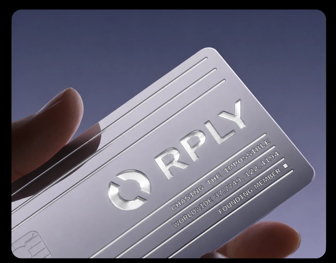 NOX metal membership card