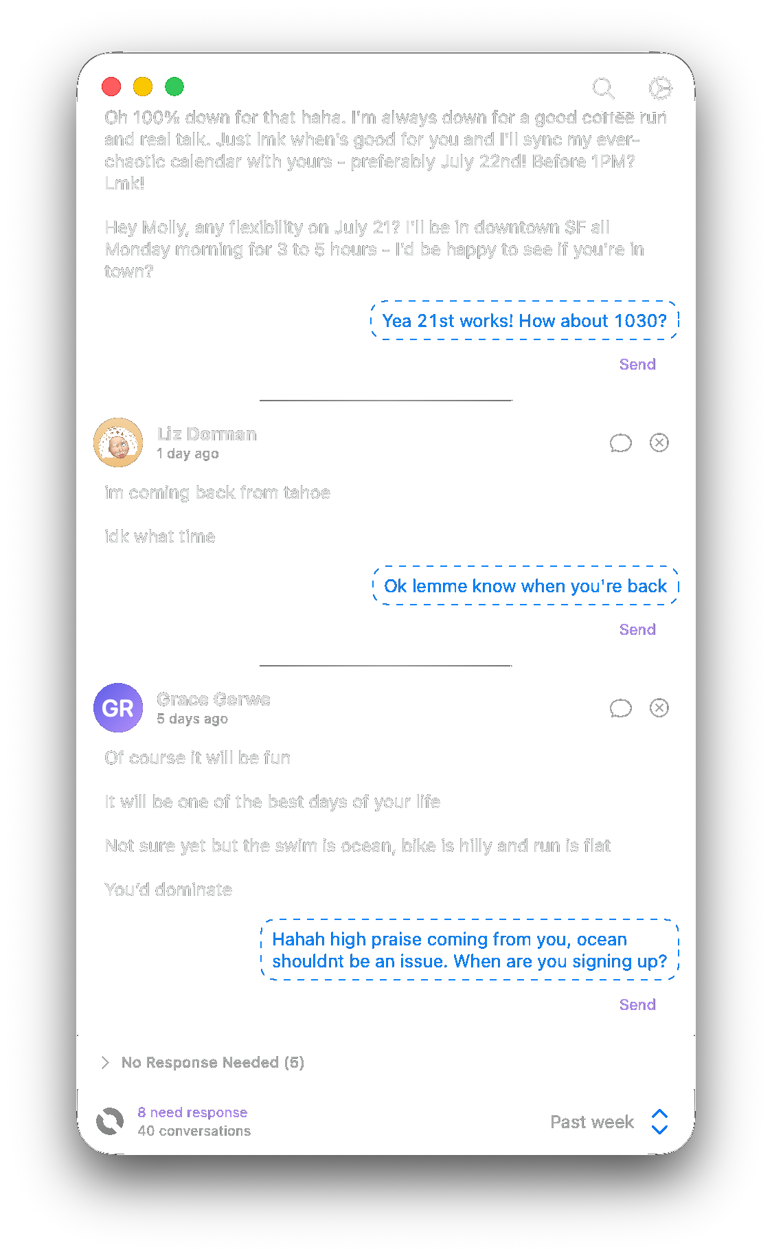 Messages View
