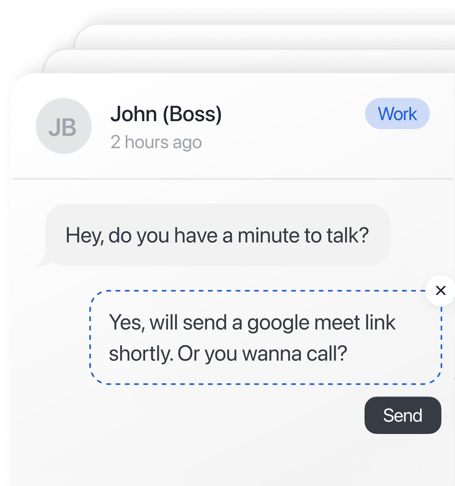 Message Interface Preview